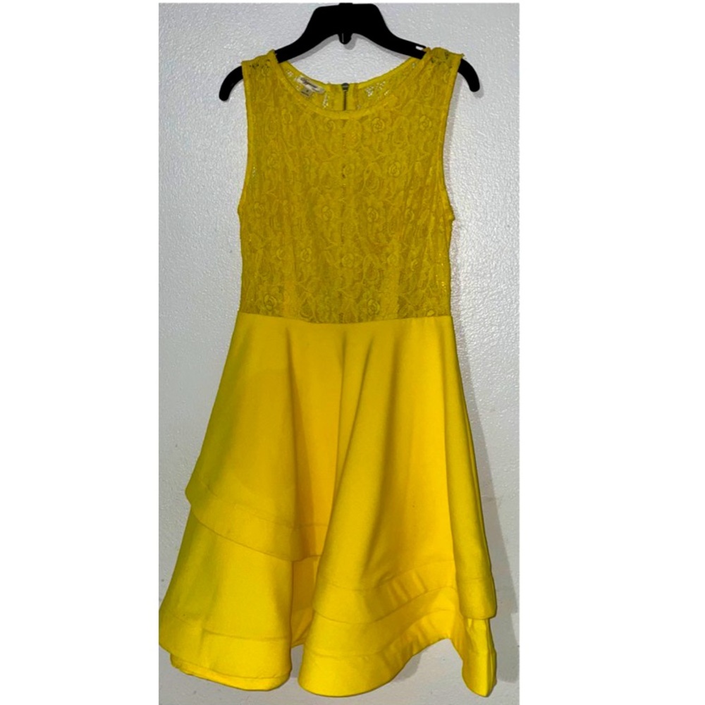 Neon yellow dress